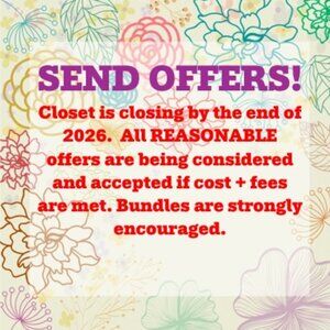 Closet Closing SEND OFFERS